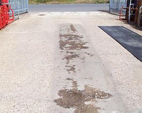 钢瓶卸载区的反复损坏